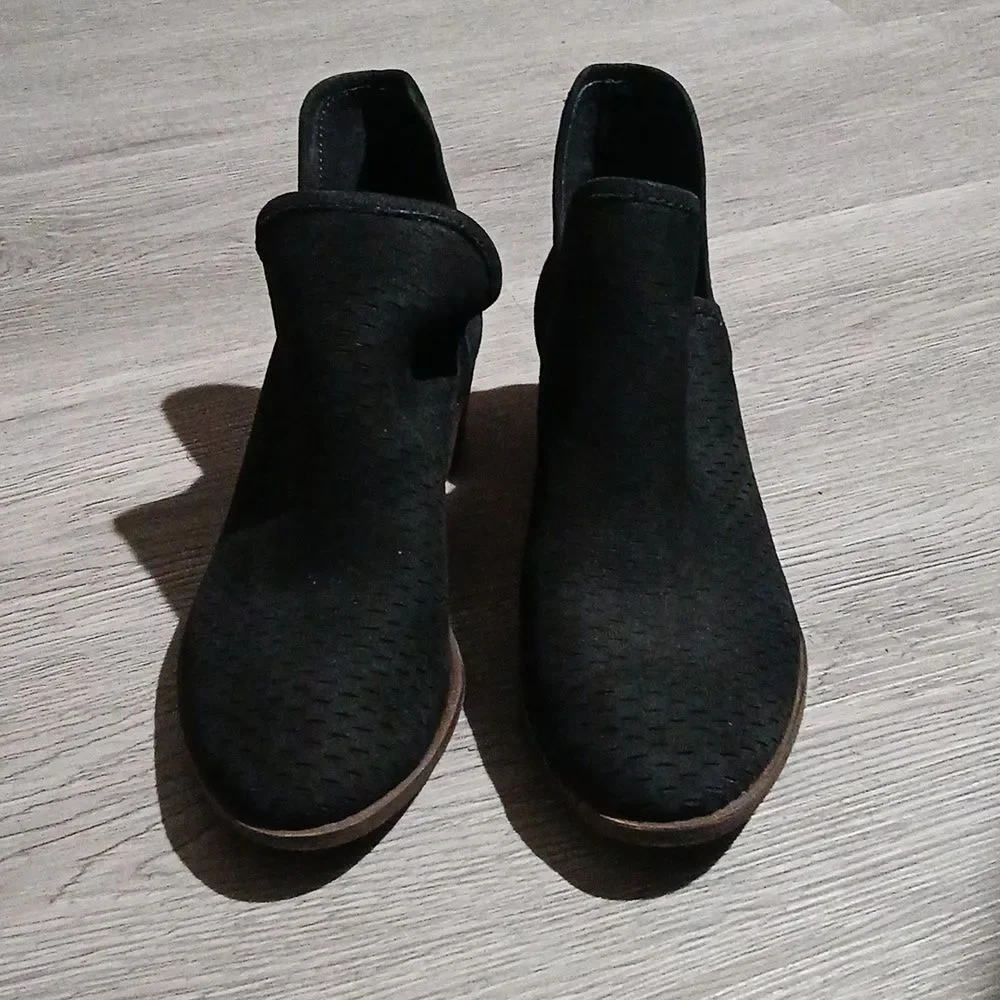 Lucky Brand Black Women's Ankle Boots booties Sz 6 EUC